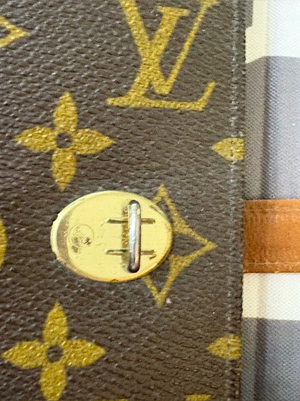 Vintage Louis Vuitton Saks Fifth Avenue Monogram Canvas Notebook Agenda Cover